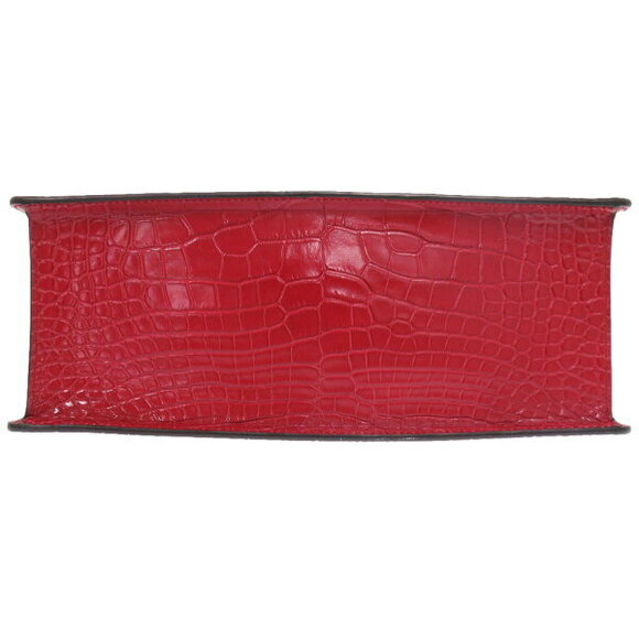 Gucci Sylvie crocodile leather handbag red - Picture 4 of 8
